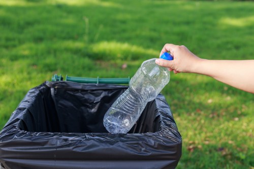 Recycling process for business waste materials